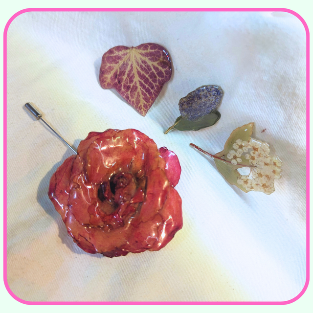 Full Foliage Brooches | Real Plants &amp; Flowers