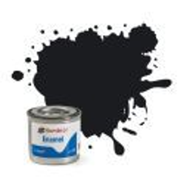AA0237 No 21 Black Gloss Enamel Paint (14ml)