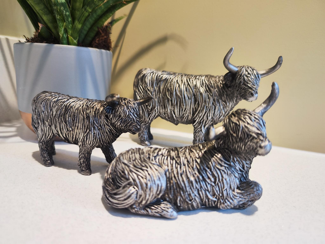 Highland Cow Ornaments 