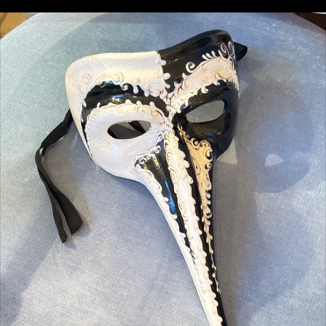 Venezianische Schnabelmaske Karneval 