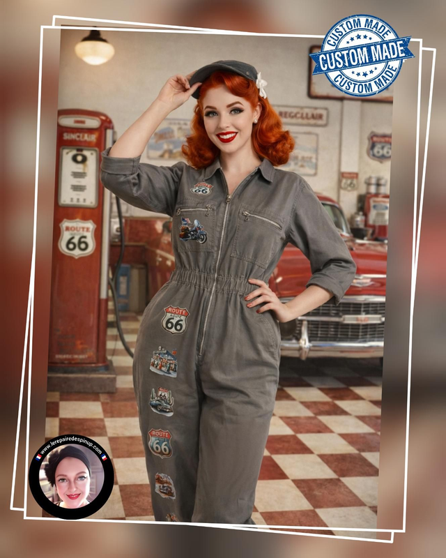 Combi-pantalon Pin-up Route 66 T44/48