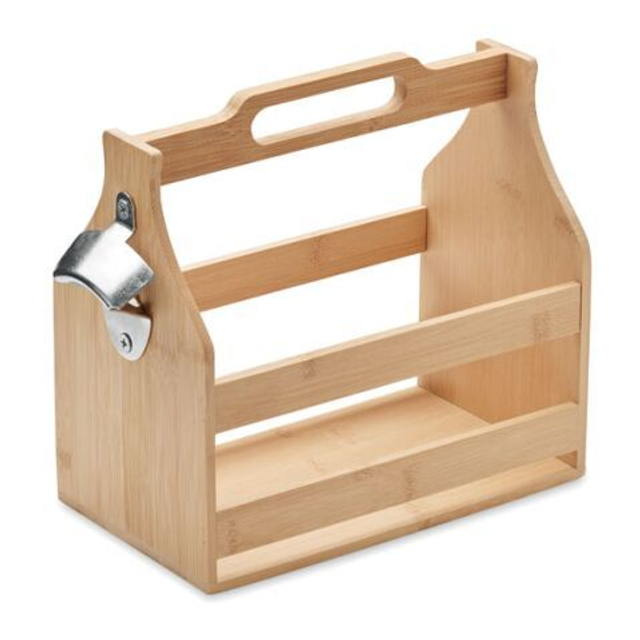 6 beer crate in bamboo