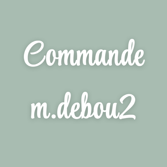 Commande m.debou2