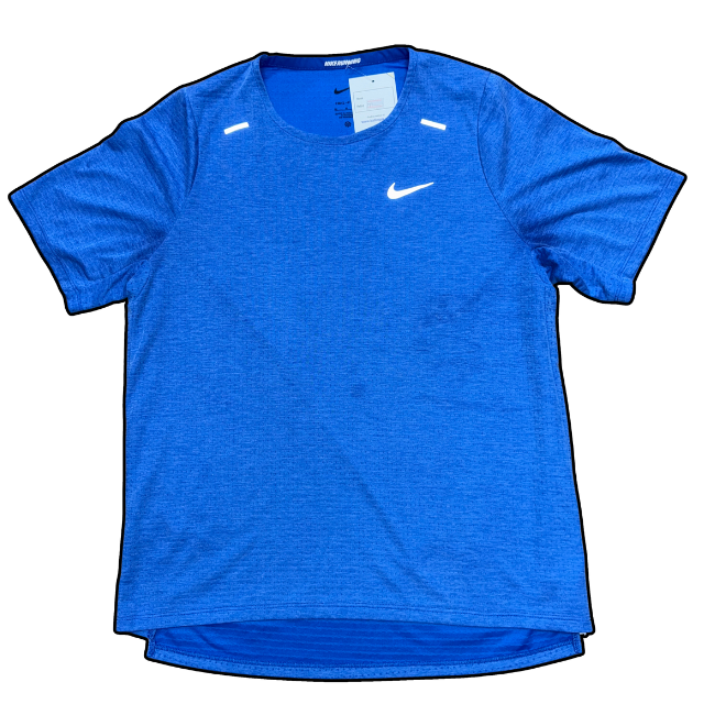 Nike Running Activewear Shirt Blue - M