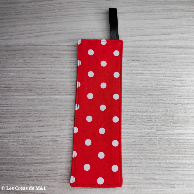 Marque-page Rouge à Pois & Coquelicot