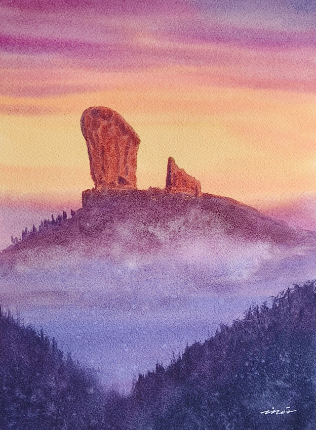 Roque Nublo - 23x31 cm