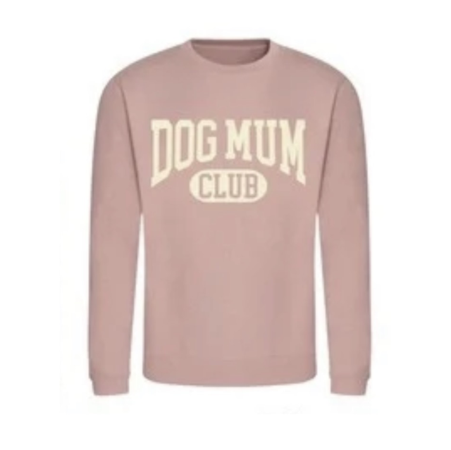 Dog Mum Club Sweatshirt - Pink