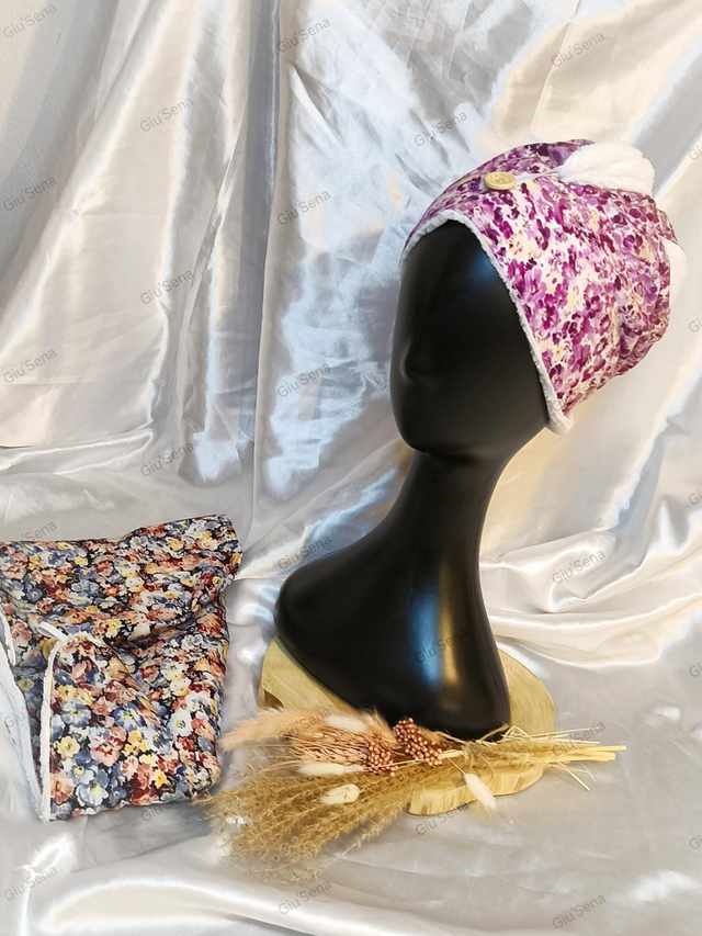 Turban sèche cheveux 