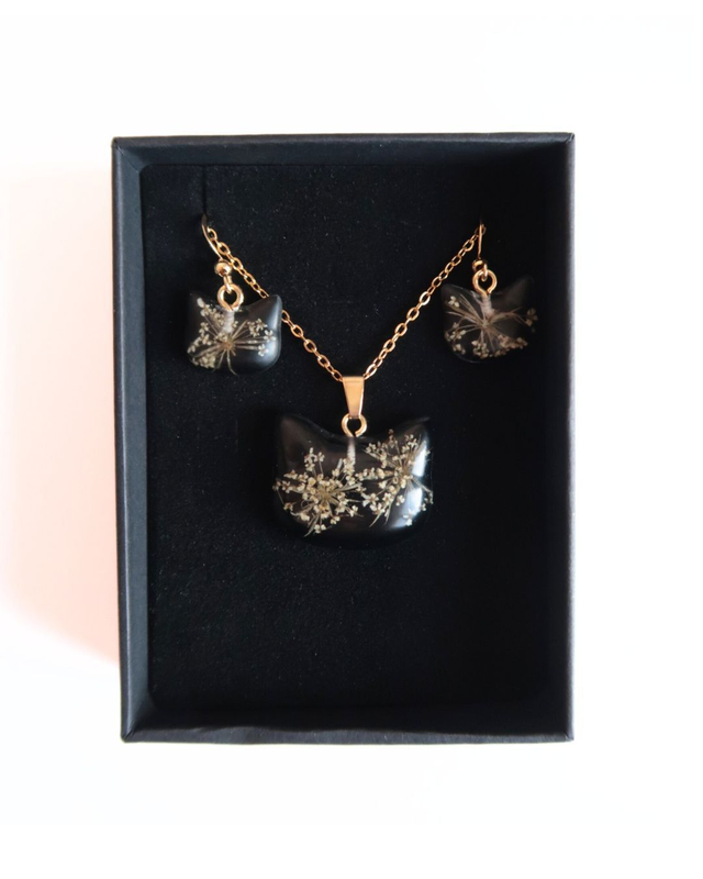 Parure fleurie Miaou | PA11 | Ombelles