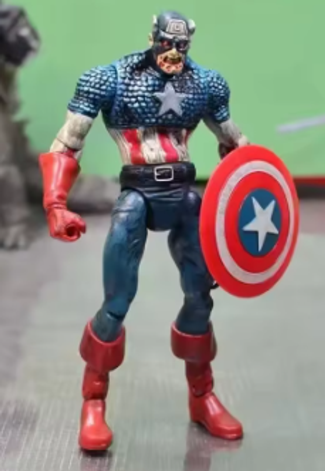Zombie Captain America collectors actie figuur (18cm)