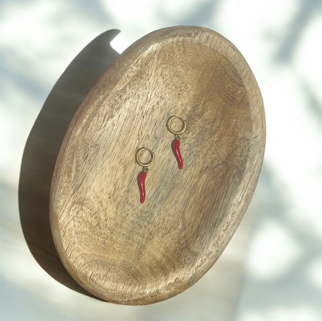 Boucles d’oreilles piment