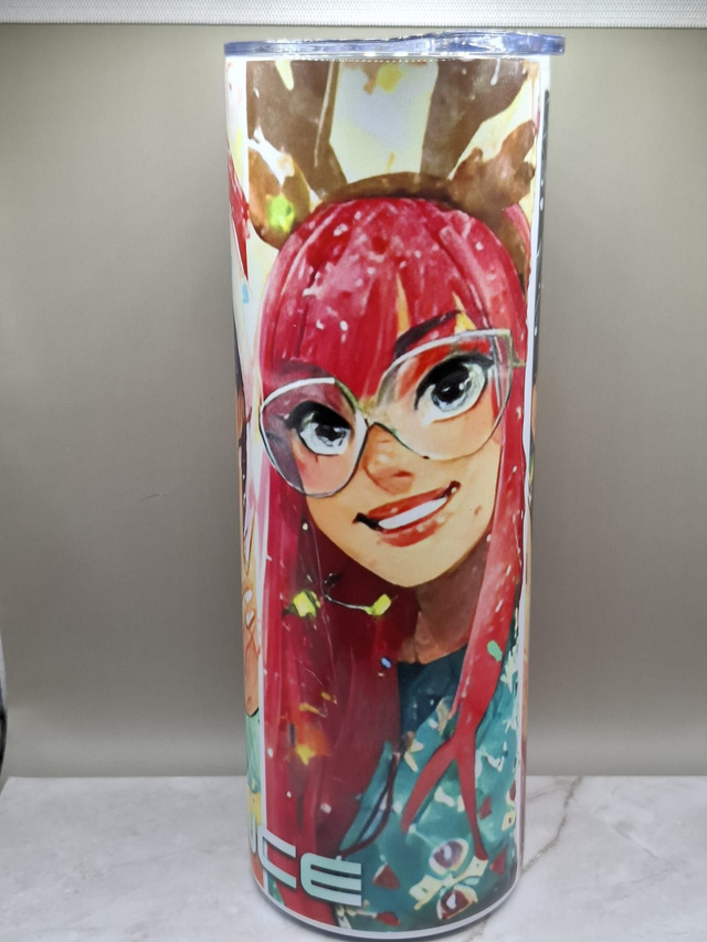 Gourde canette personnalisable inspiré Demon Hunters