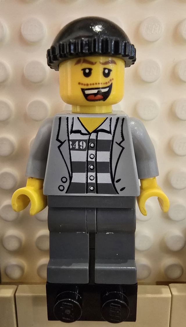LEGO cty0208 Gefängnisinsasse Minifigur
