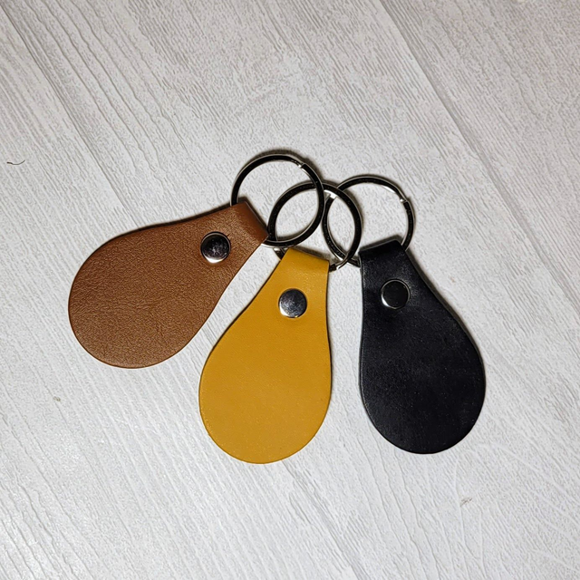 Schlüsselanhänger / Kunstleder ink.Wunschgravur