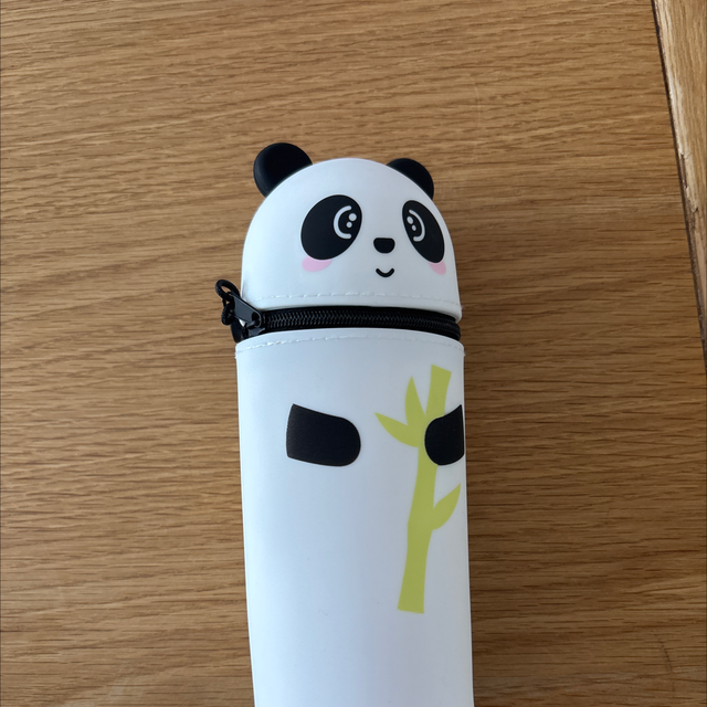 Panda pencil case with 2 pens