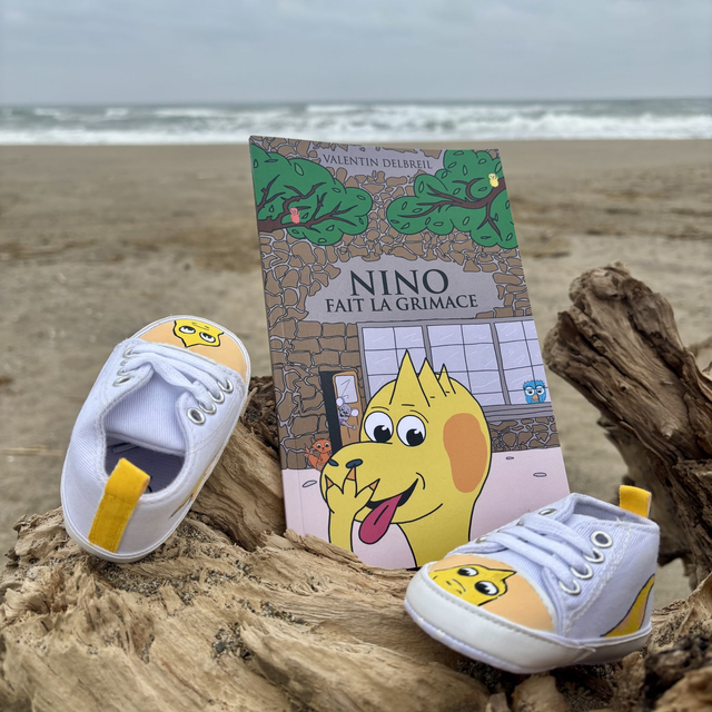 Nino fait la grimace + Chaussures (0-6 mois)