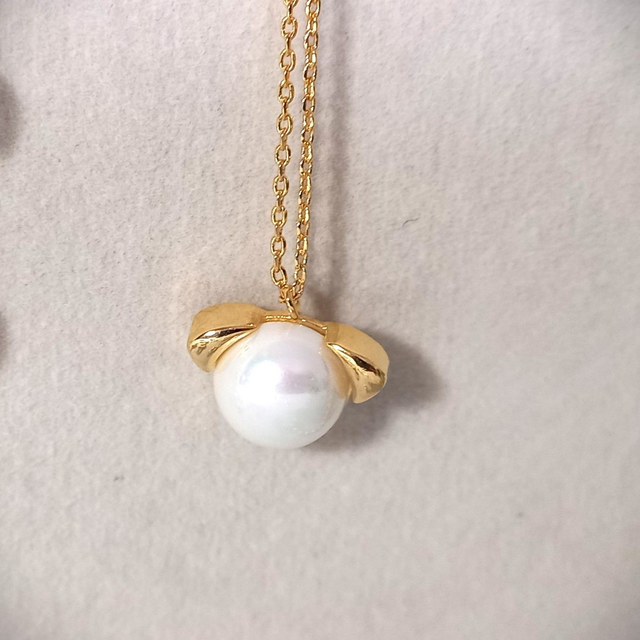 Colar Pérola Cachorro - Ouro