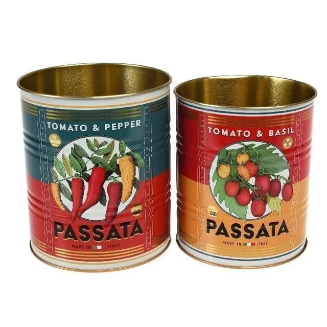 Medium Storage Tins (Set of 2) - Passata