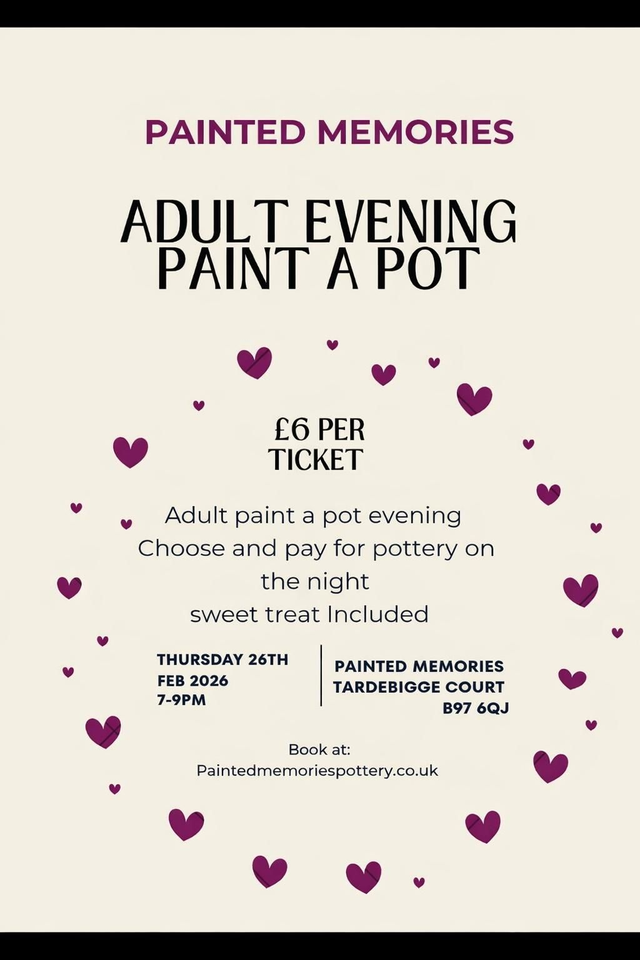 Thursday 26th Feb- adult evening 
