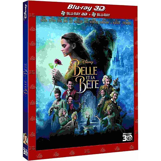 La Belle et la Bête Disney Blu-ray 3D avec Emma Watson. Neuf