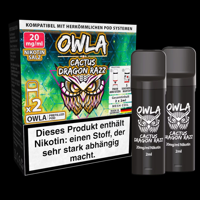 OWLA Cactus Dragon Razz – 2er Pods | 20 mg/ml
