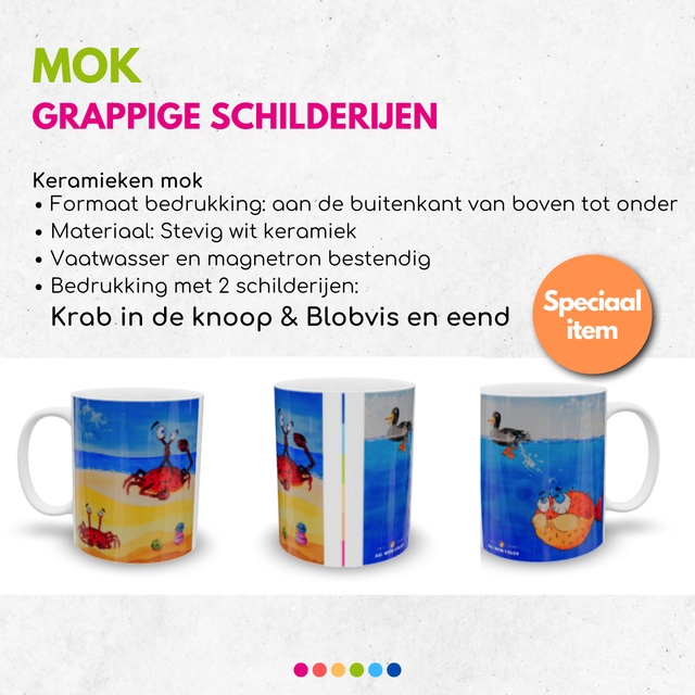 Mok | Grappige schilderijen