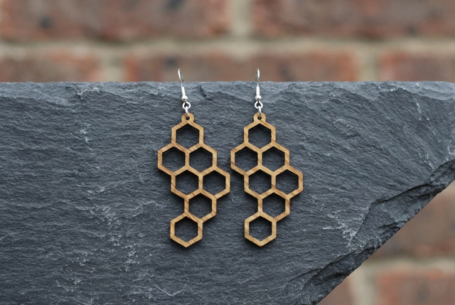 BOUCLE D'OREILLE N°5 : Ruche #2