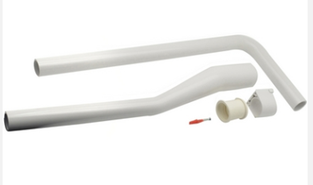 Tubo per cassetta wc scomponibile H. cm. 98 x d. 50-32