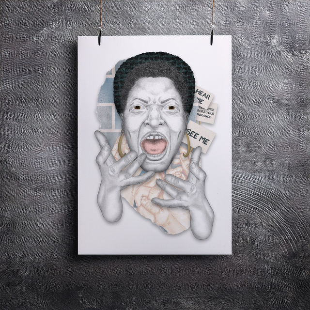 Hear Me - A3 Art Print