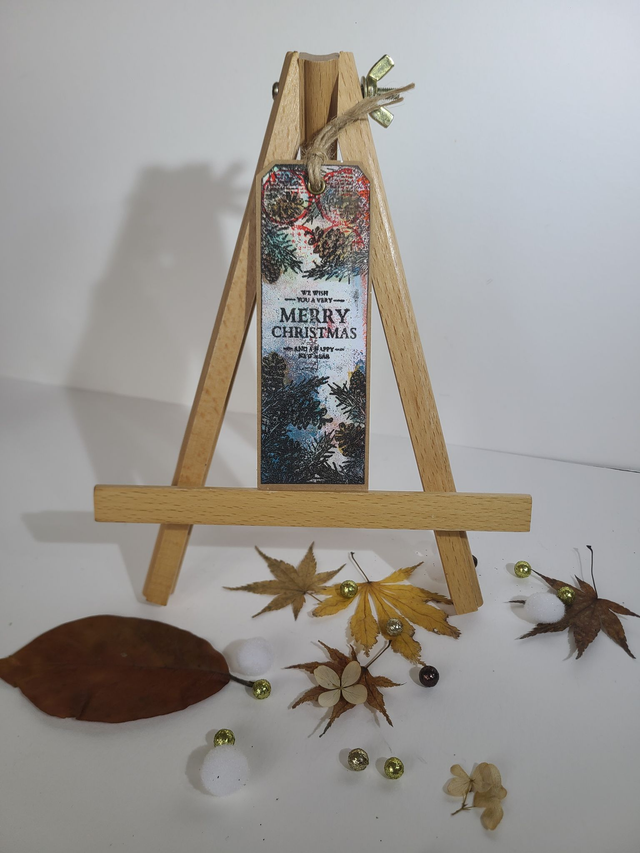 Marque-page MERRY CHRISTMAS and Happy New Year