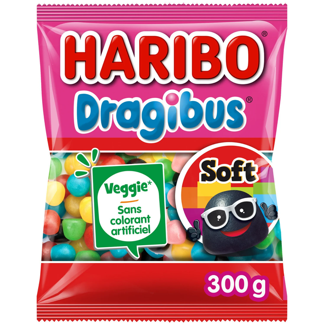 Bonbons Dragibus soft HARIBO 300g