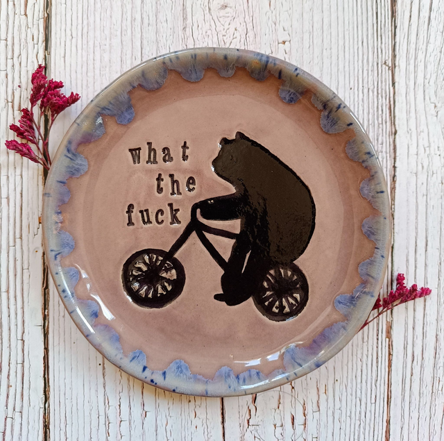 coupelle ours « what the fuck »