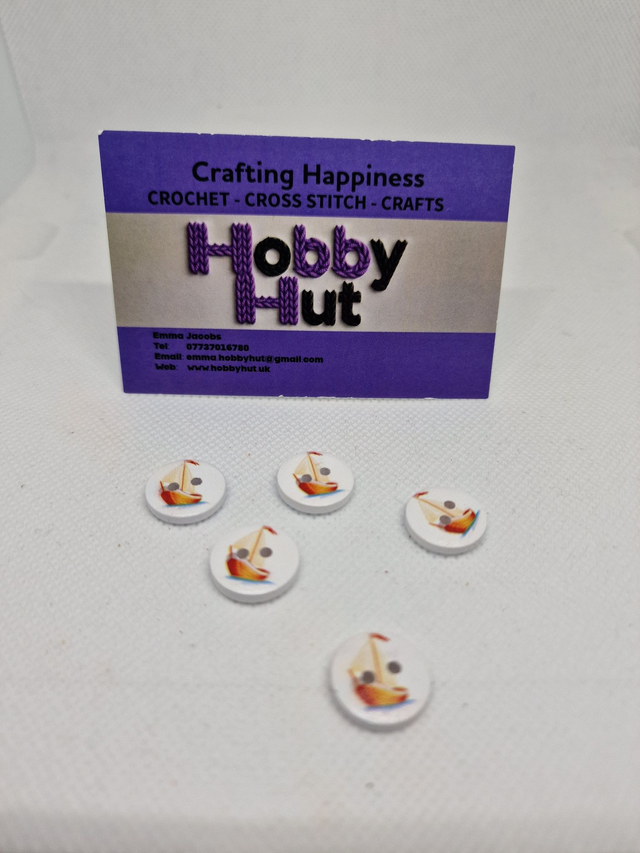 Orange Yacht Buttons