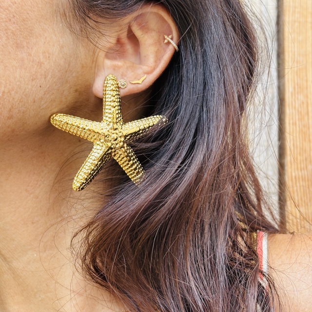 Boucles d’oreilles Étoiles de Mer Grand Modèle 