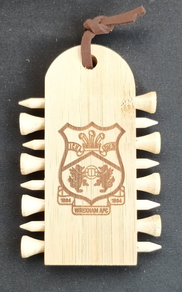 Wrexham AFC Golf Tee Set & Holder Logo