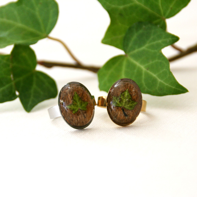 Bague Éternité boisée