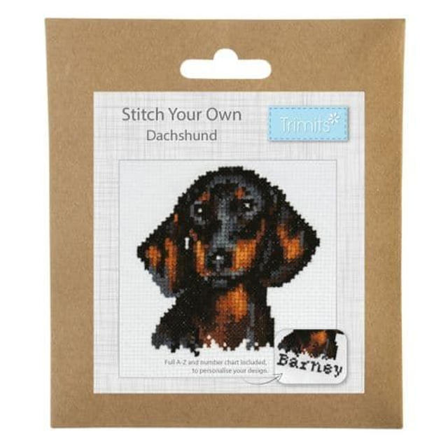 Trimits Mini Cross Stitch Kit - Dachshund