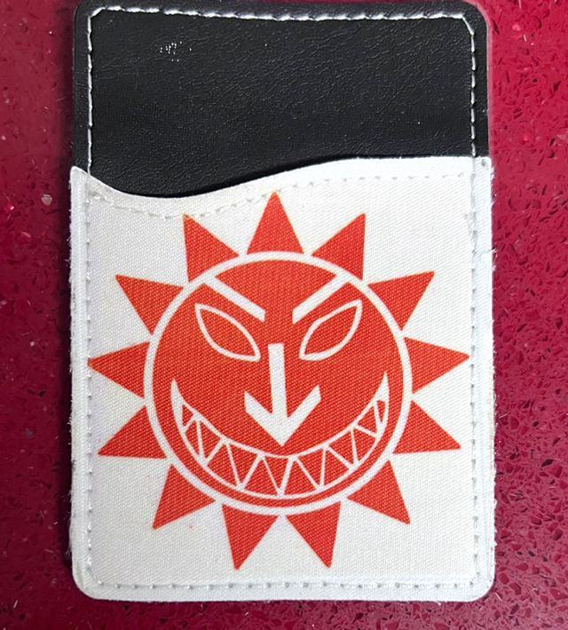 Levellers Credit Card Holder With Levellers Logo. 9.7cm by 6.6 cm