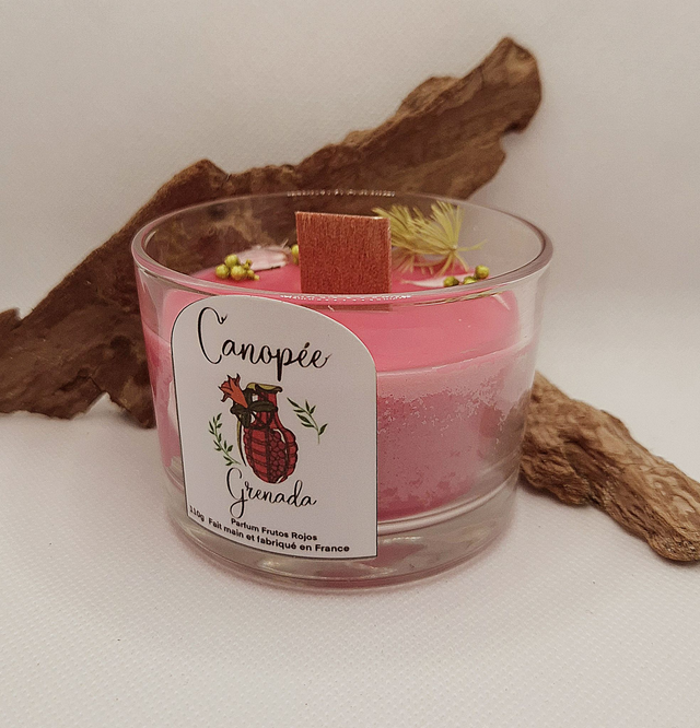 Bougie &quot;Grenada&quot;, parfum &quot;Fruits rouges&quot;