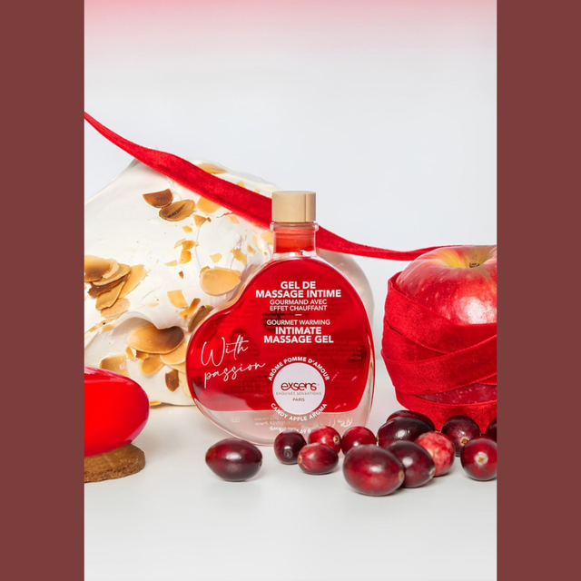 Huile de massage chauffante Pomme d'amour