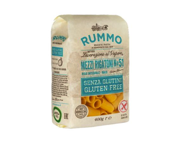 Rummo - no.51 Gluténmentes Mezzi Rigatoni 400g