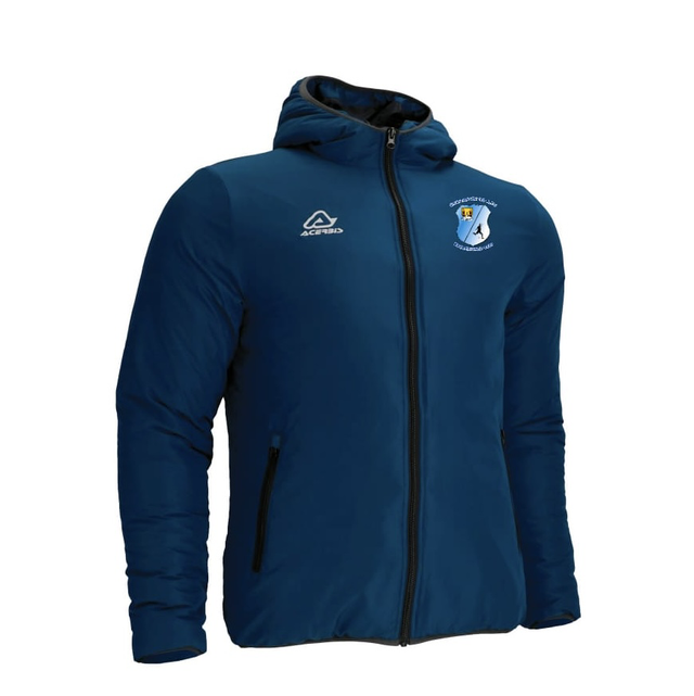 Hooded Flat Padded Jacket 