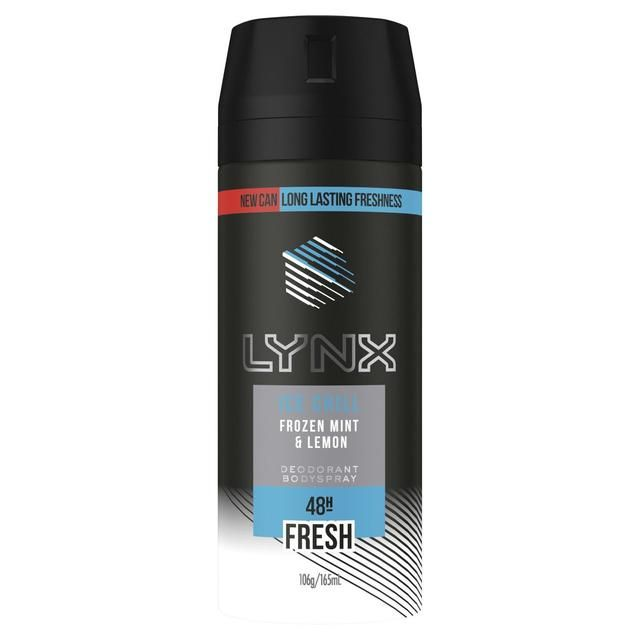 Lynx Deodorant Body Spray Ice Chill 165mL