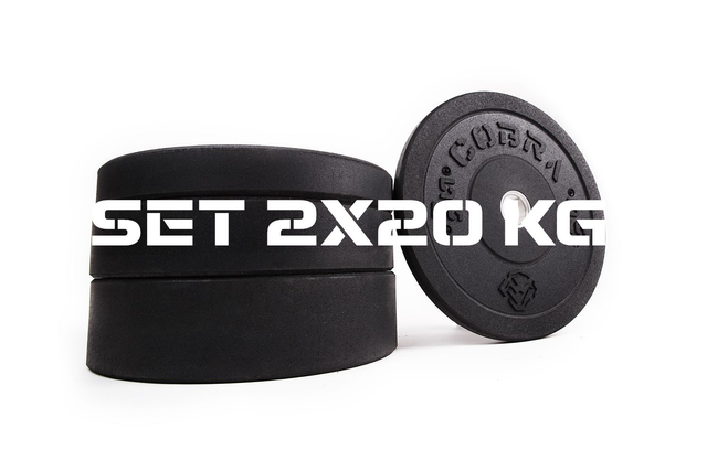 Halterschijven 2x20 kg