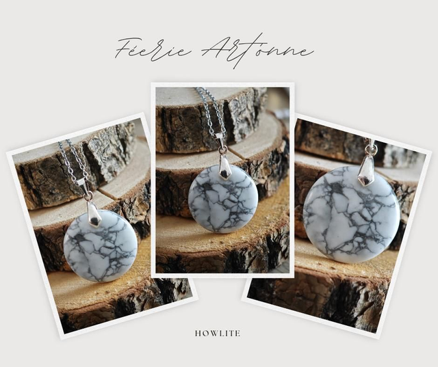 Pendentif Howlite 