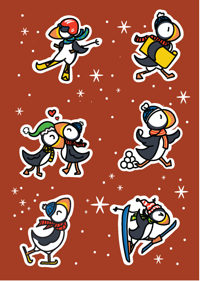 Puffin Stickers