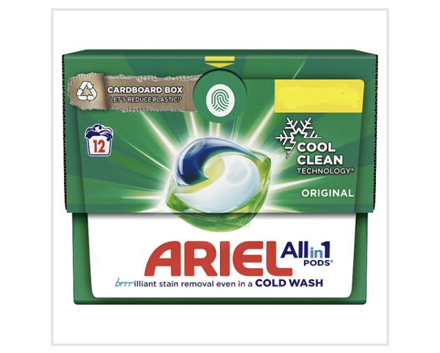 Washing pods, Ariel All-in-1 PODS®, Washing Capsules 12 Washes 