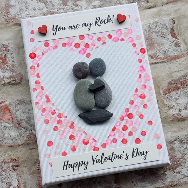You are my rock pebble couple anniversary / valentines gift 