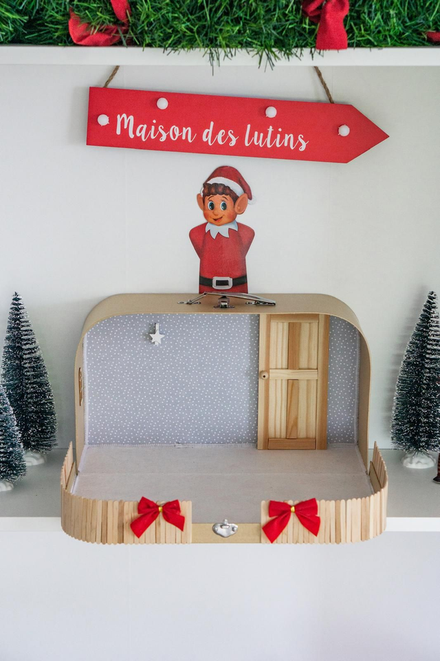 Valise magique - motif neige