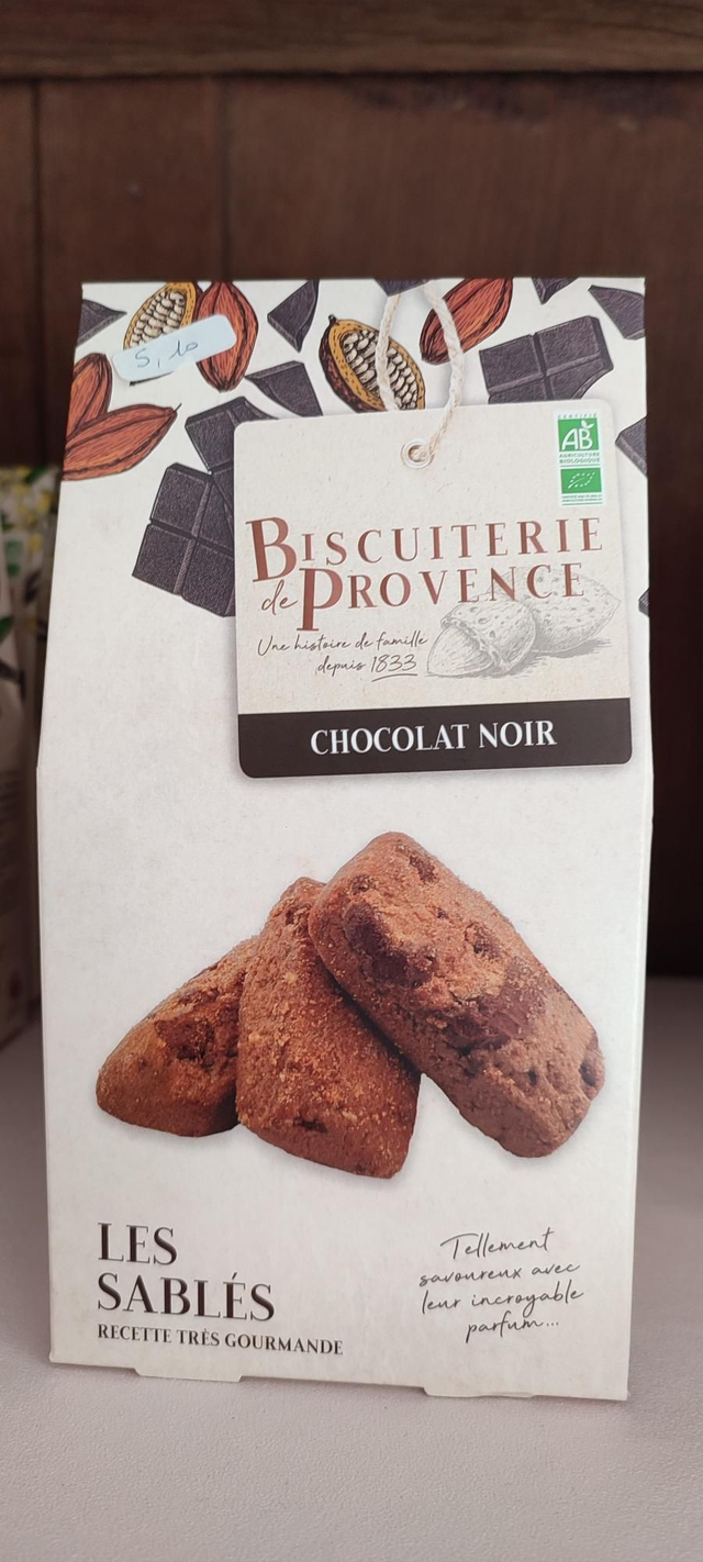 Sablés chocolat noir 